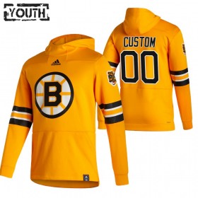 Barn Boston Bruins med eget tryck 2020-21 Reverse Retro Pullover Hooded Sweatshirt